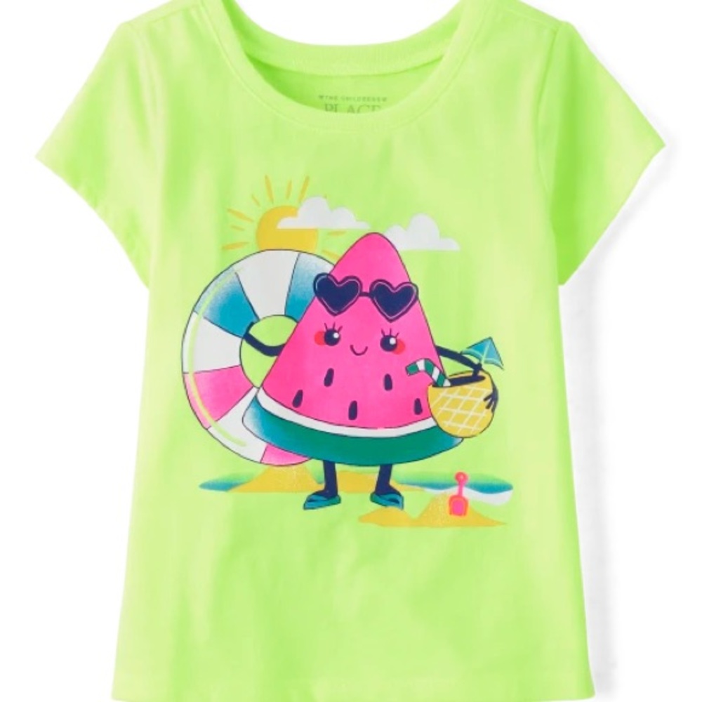 The Children’s Place Toddler Watermelon Graphic Tee - 12-18months
